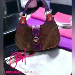 💯 % authentic Etro Multi color paisley leather hobo bag EUC XL logo closure.